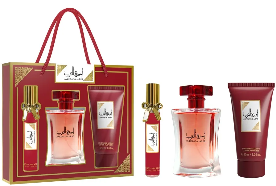 Zestaw perfum arabskich Angela بيروت 100ml + 15ml + krem
