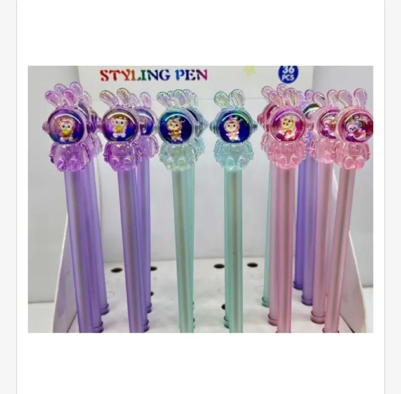 Styling Pen - długopisy z króliczymi uszami, 36 szt