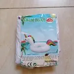 Dmuchany basenik dla dzieci Swim Boat jednorożec