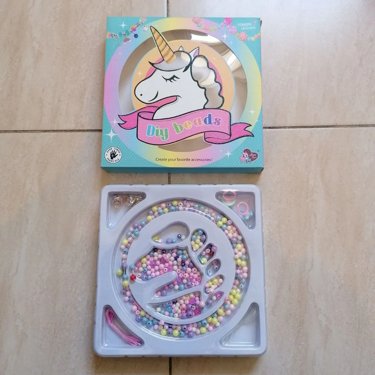 Zestaw do robienia bransoletek DIY Unicorn dla dzieci