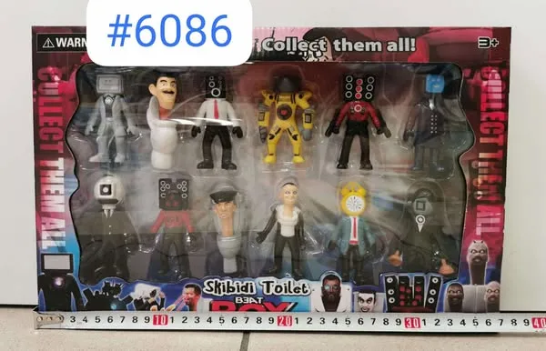 Zestaw Figurek Skibidi Toilet #6086 Collect Them All