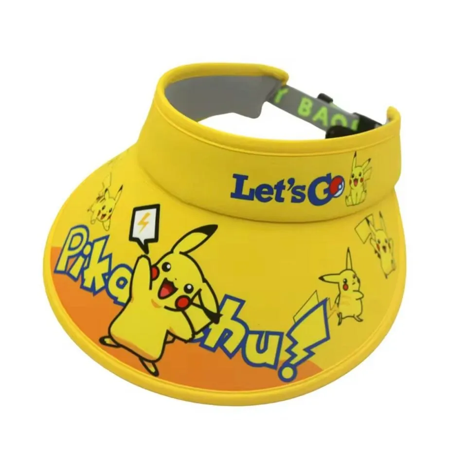 Czapka Pikachu dla Dzieci - Żółty Daszek Przeciwsłoneczny