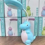 Lampka nocna LED Dinozaur biurkowa elastyczny pałąk, 6 szt.