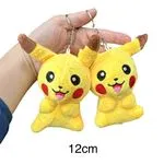 Brelok do Kluczy Pikachu Pluszowy 12cm