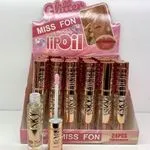 Błyszczyk do ust Sky High Miss Fon Lip Oil z brokatem 24 szt.