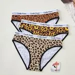 Majtki damskie bawełniane Coralle Klaare panterka S/M L/XL