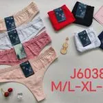 MAJKI DAMSKIE HAN J6038, bawełniane z koronką, mix kolorów M/L-XL-XXL