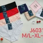 Majtki damskie bawełniane z koronką HAN J6031 mix kolorów M-2XL