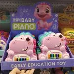 Zabawka Baby Piano Dinozaur Różowy Elektroniczna