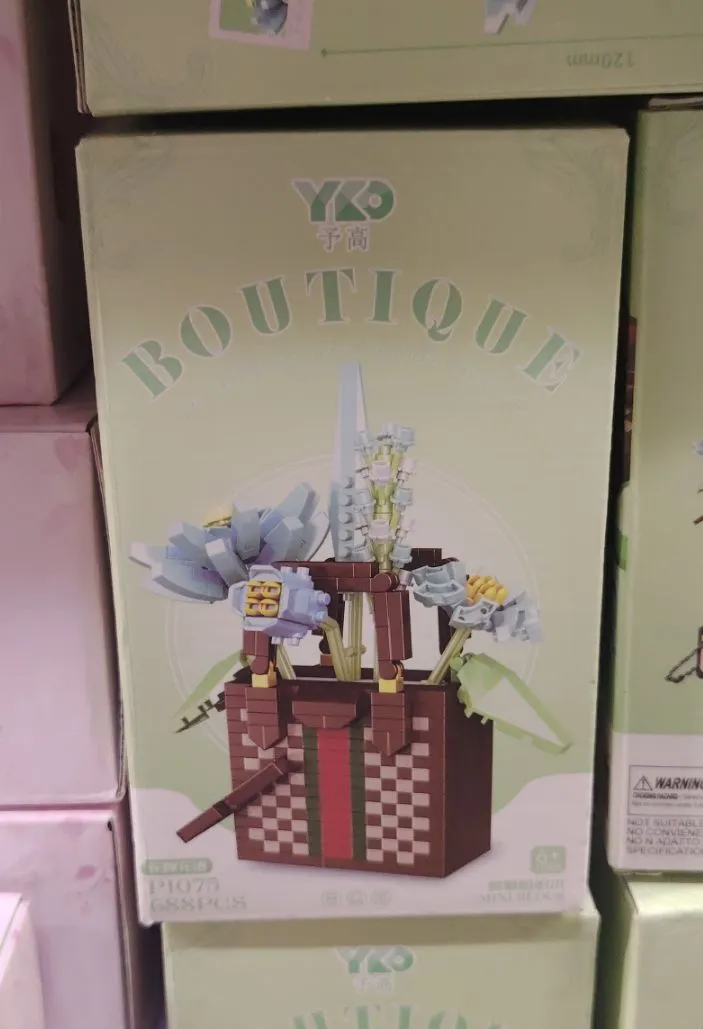 Klocki YOKO Boutique Kwiaty 688PCS