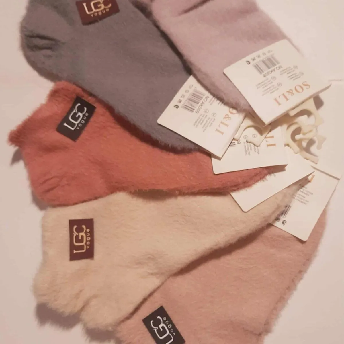 Skarpetki damskie LGC fuzzy w 5 kolorach