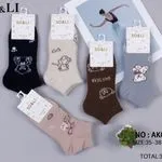 Skarpetki damskie SO&LI z misiem, NO. AK021, roz.