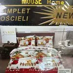 Komplet Pościeli 3el. Moose Home 200/220 Bożonarodzeniowy