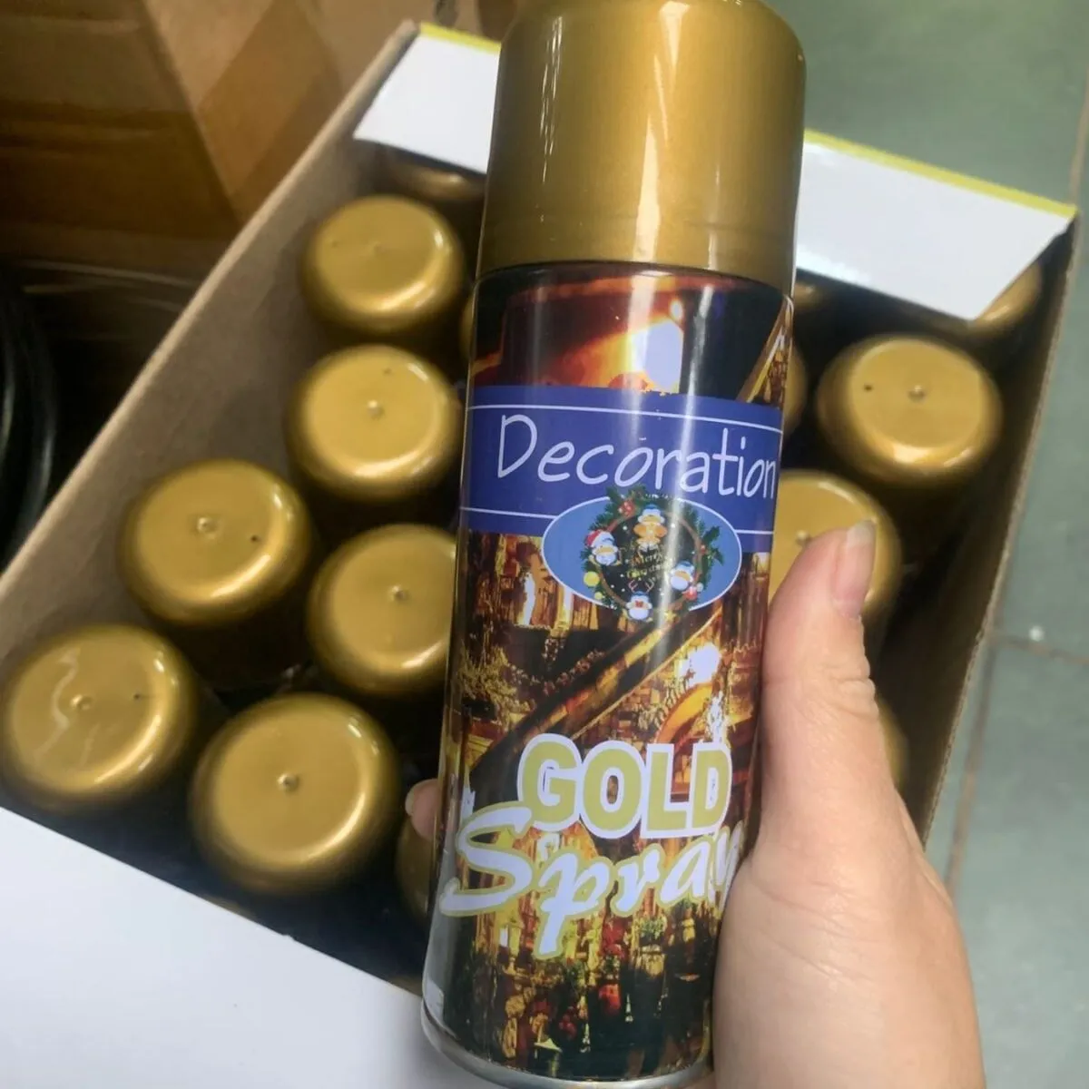 Spray Dekoracyjny Gold Złoty
