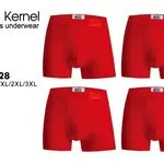 Bokserki męskie Giant Kernel czerwone M/L/XL/XXL/3XL 4 szt