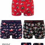 Bokserki męskie TOM.NY świąteczne 48% bawełna S-L-XL