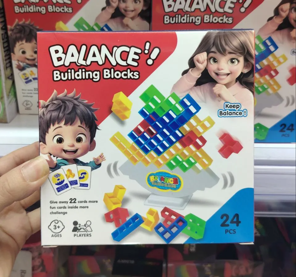 Zabawki Building Blocks Balance 24 pcs 3+ lat