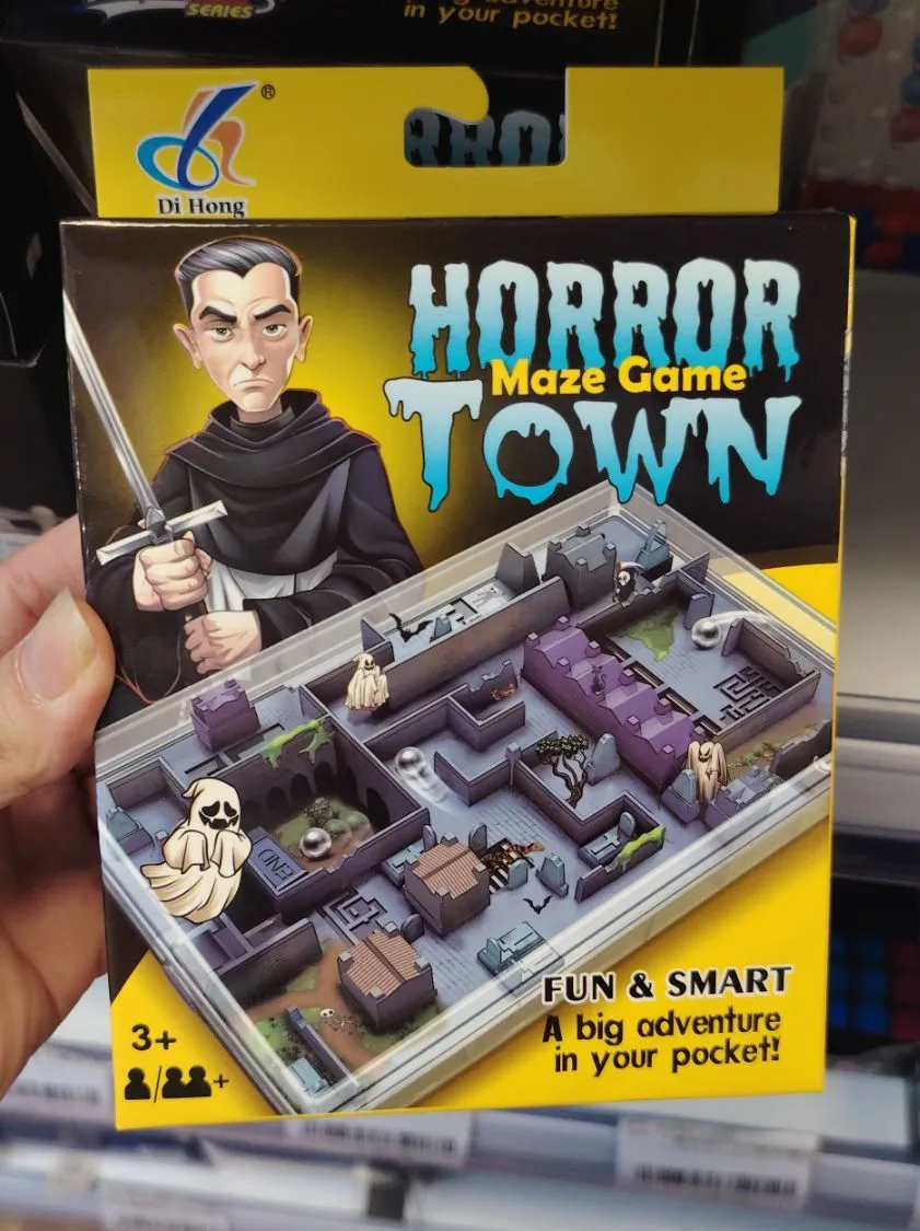 Horror Town Maze Game - labirynt kieszonkowy 3+