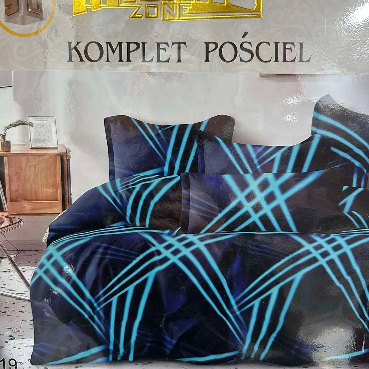 Komplet Pościel 4CZ 200/220 Milano Zono Niebarwiona