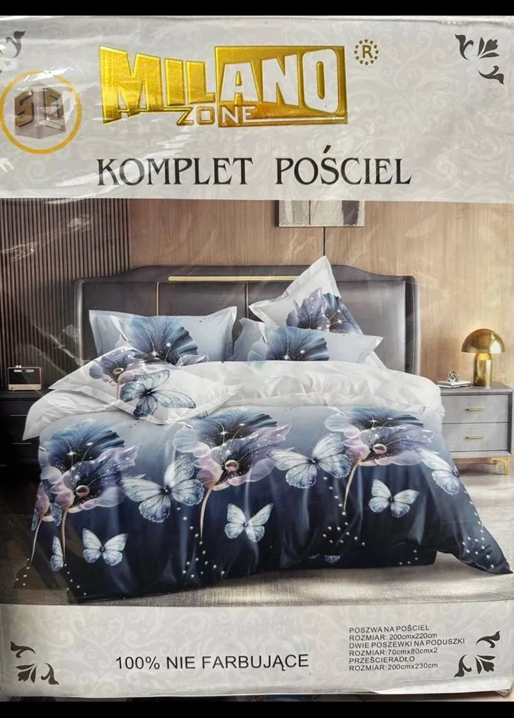 Komplet Pościel 4CZ MilanoZone 200/220 100% nie farbowane