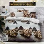 Komplet Pościeli 4CZ 200/220 Koty A073
