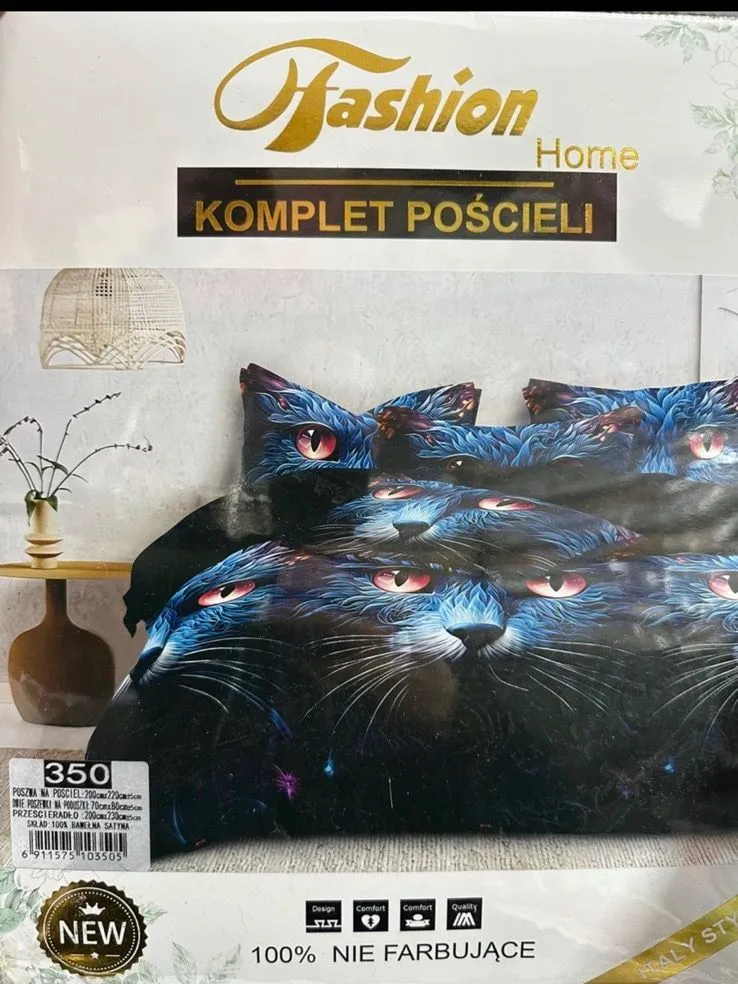 Komplet Pościeli 4CZ 200/220 Fashion Home koty