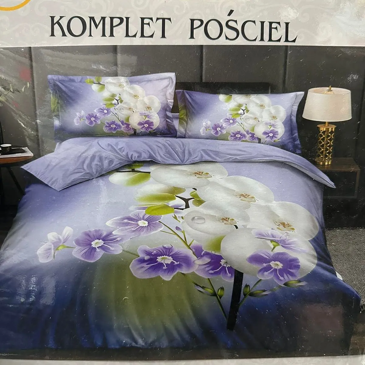 Komplet Pościel 4CZ MilanoZone 200/220 fioletowa