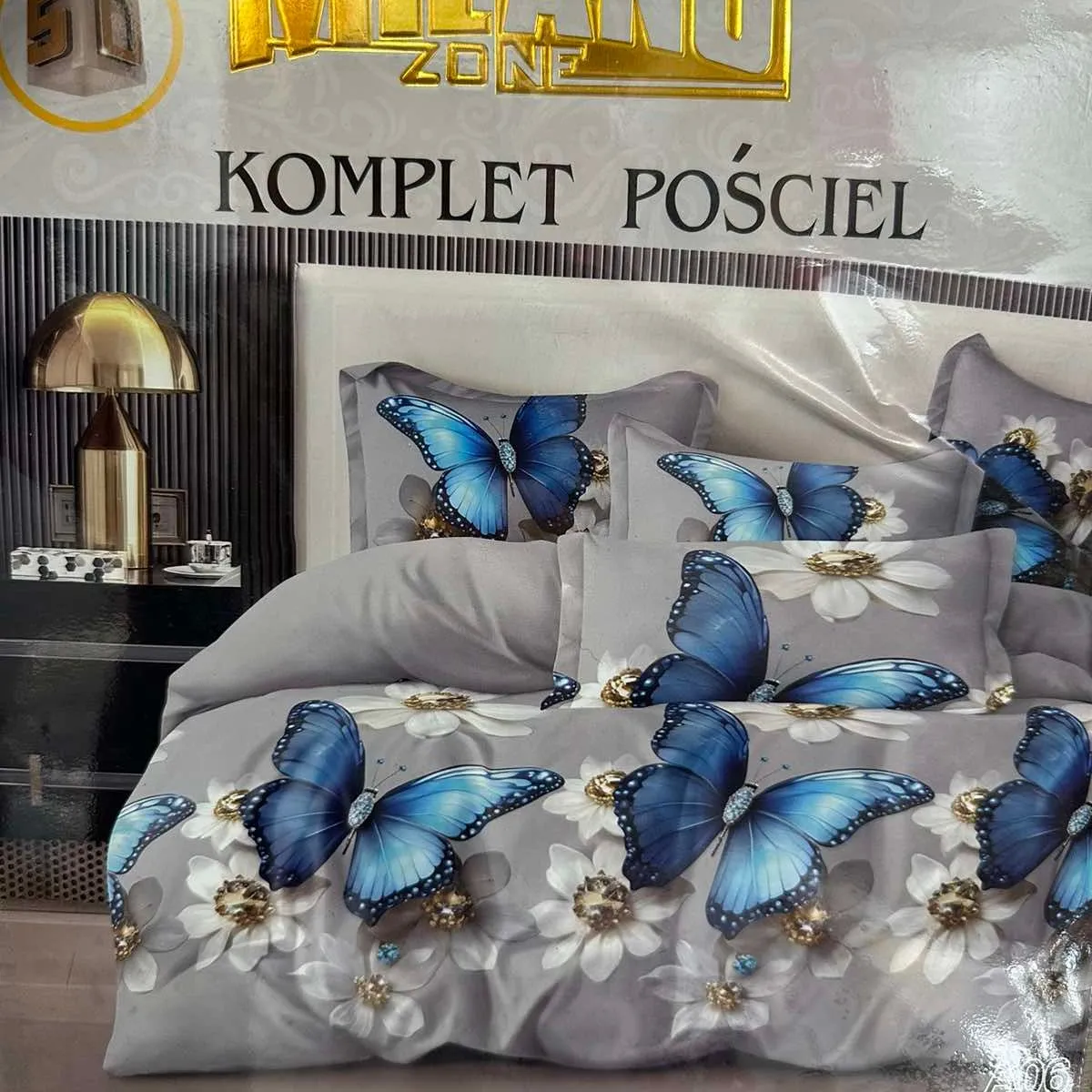 Komplet Pościel 4CZ Milano 200/220 100% Niefarbuące