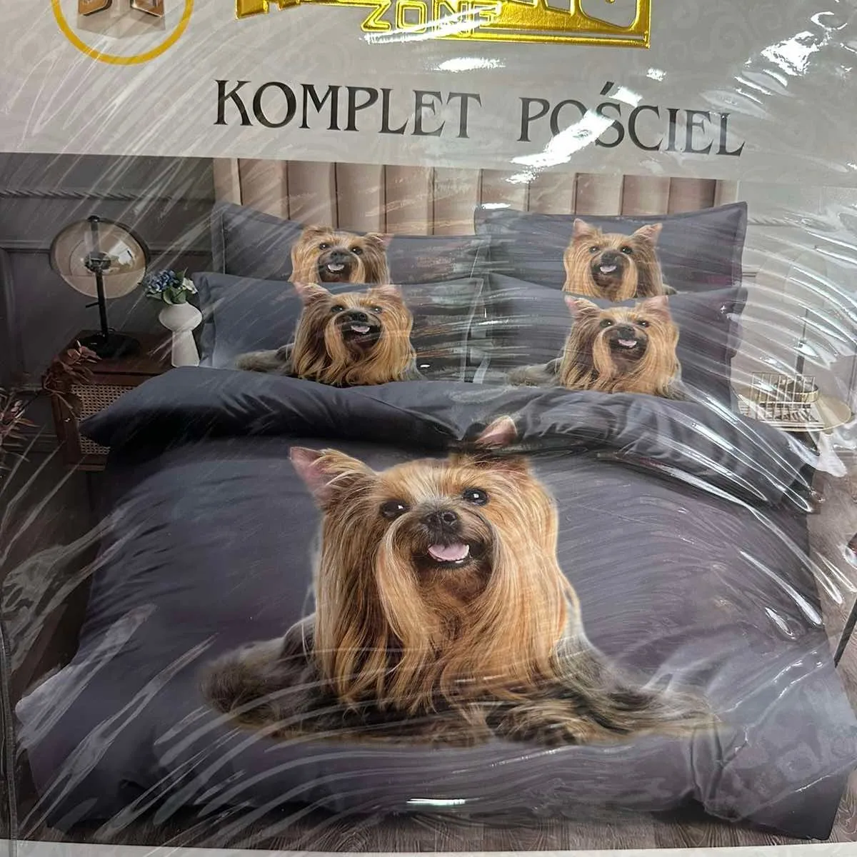 Komplet Pościel 4cz Milano 200/220 York Szary