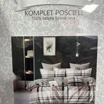 Komplet Pościeli 4CZ 200/220 100% Satyna Bawełniana