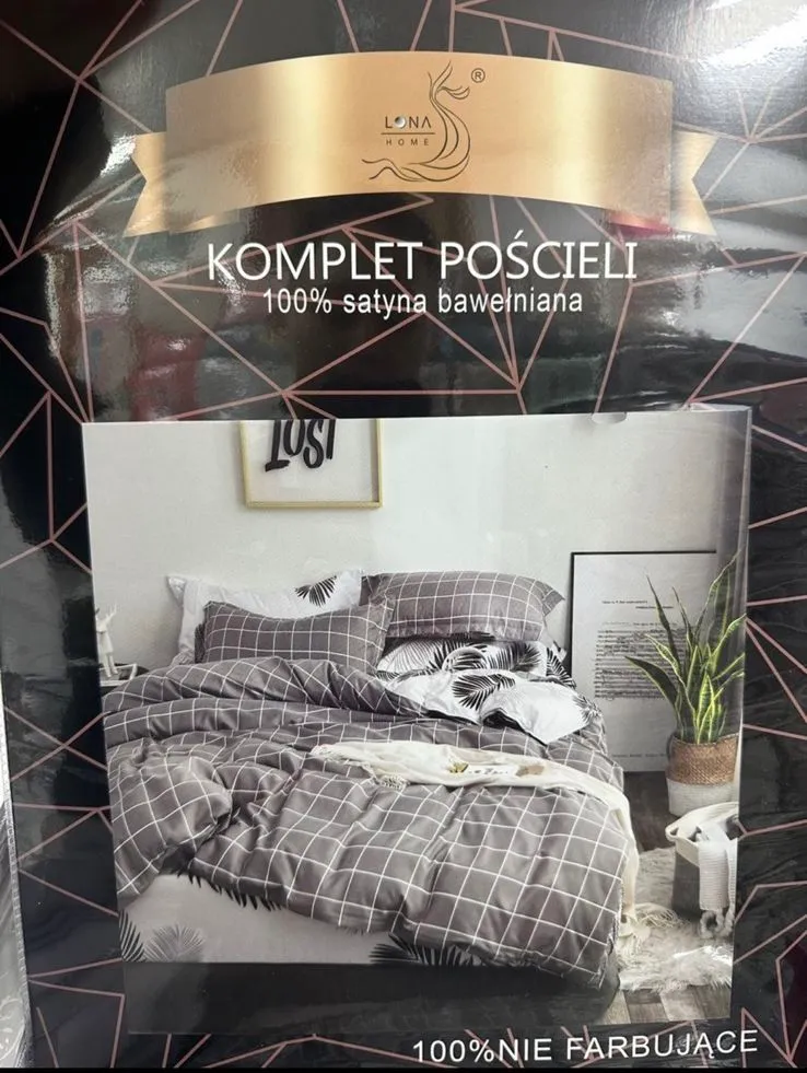 Komplet Pościeli 4CZ 200/220 100% Satyna Bawełniana