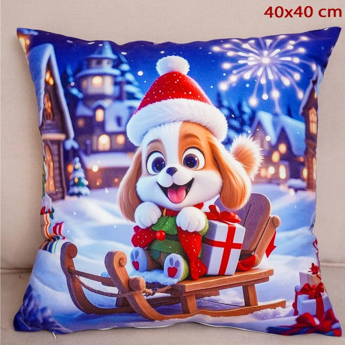 Poszewki 40x40 cm Paw Patrol świąteczne 40/40