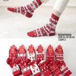 Skarpetki damskie świąteczne wzorzyste Size 35-38/39-42