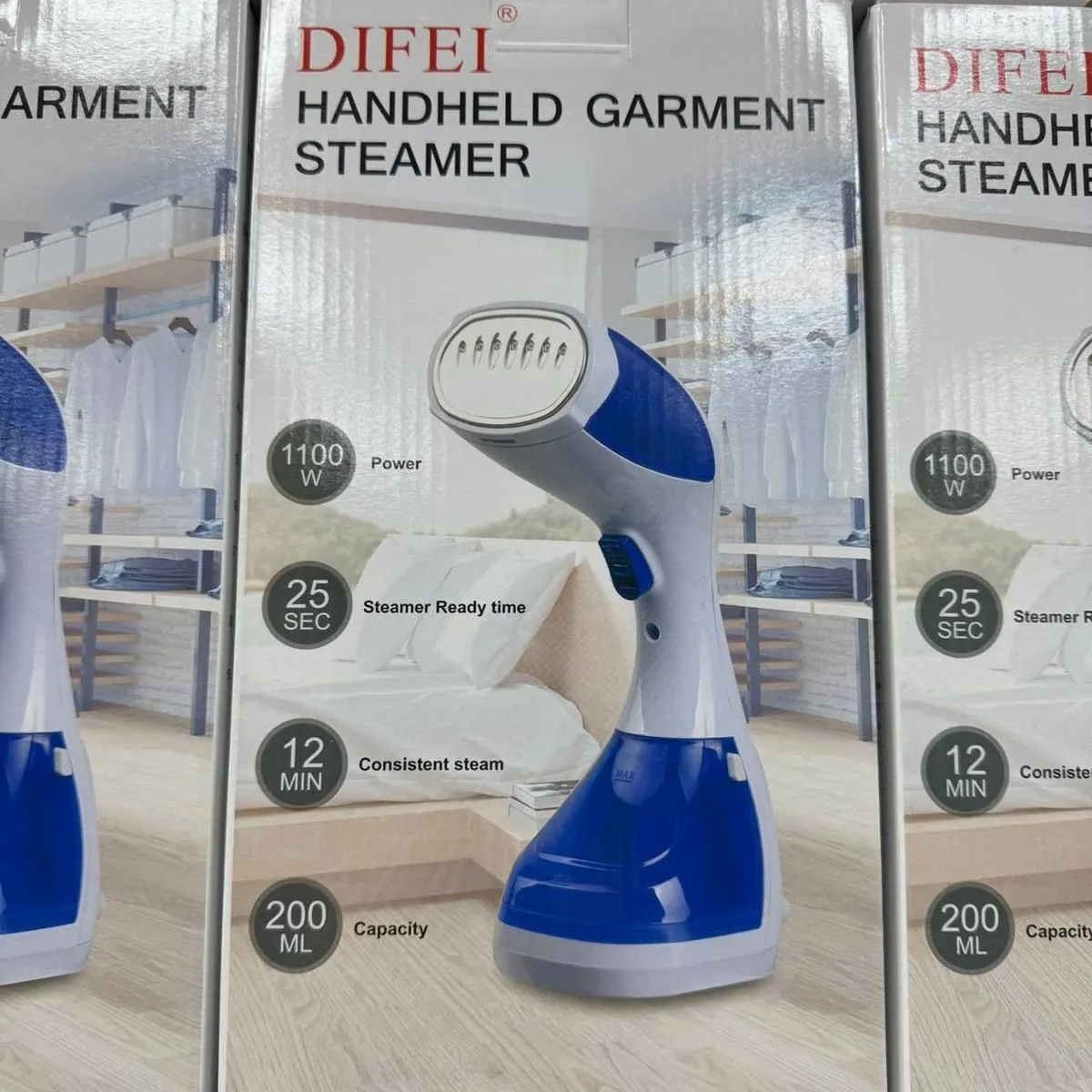 DIFEI Ręczny Steamer do Ubrań 1100W 200ml
