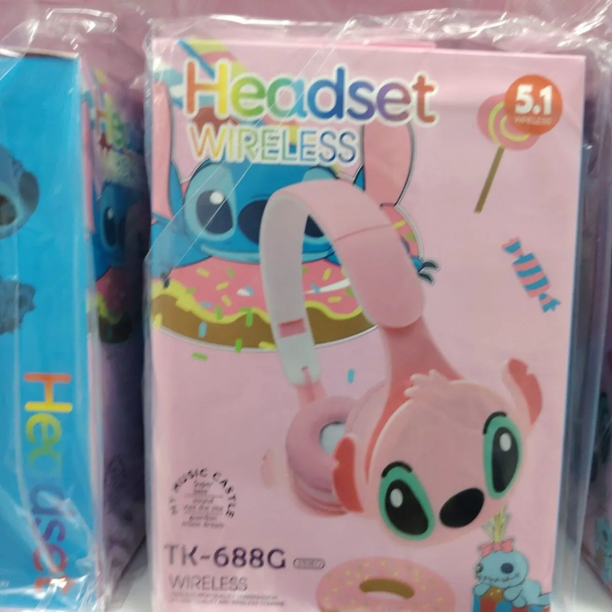 Bezprzewodowe słuchawki Stitch TK-688BG 5.1
