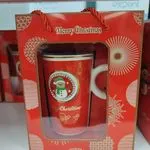 Kubek świąteczny z uszkiem Merry Christmas w pudełku