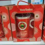 Kubek świąteczny ceramiczny z choinką w pudełku Merry Christmas