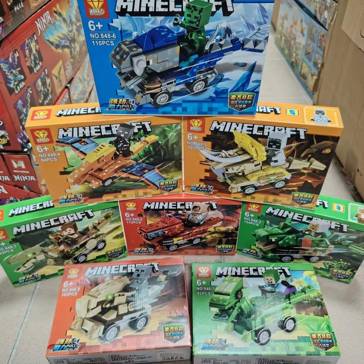 Zestaw klocków Minecraft My World 6+