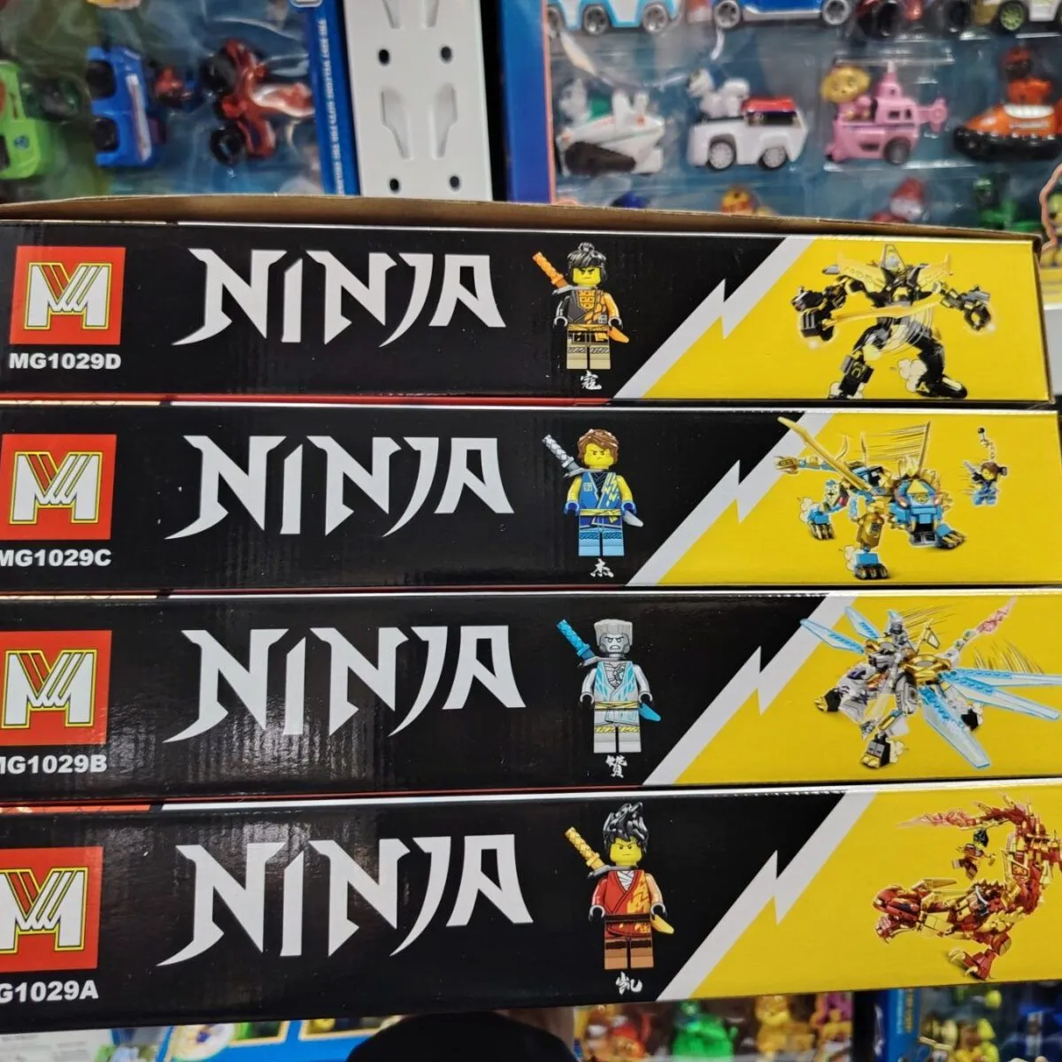 Zestaw klocków Ninja MG1029A MG1029B MG1029C MG1020D