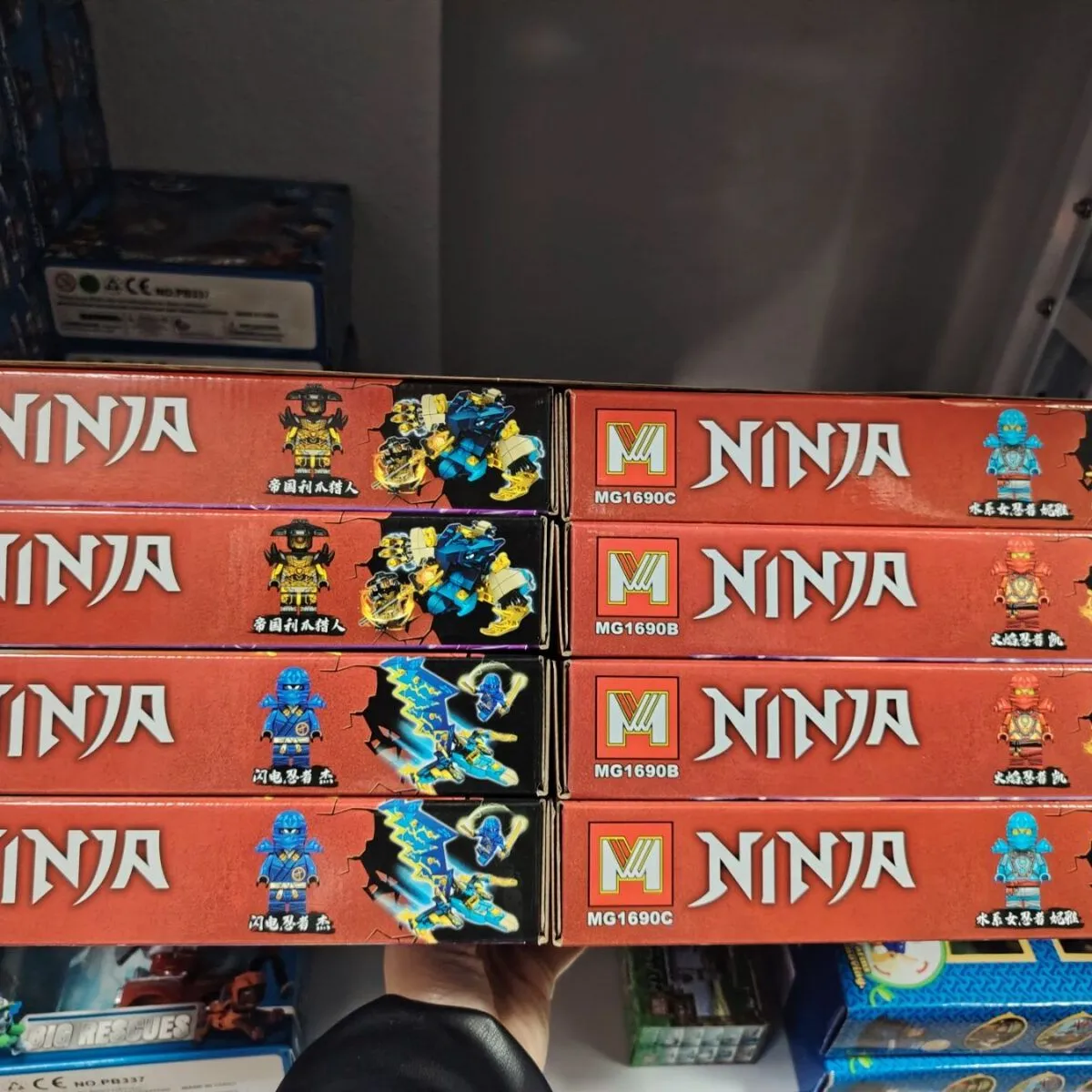 Zestaw klocków Ninja LEGO kompatybilne M100D M150D MS100D