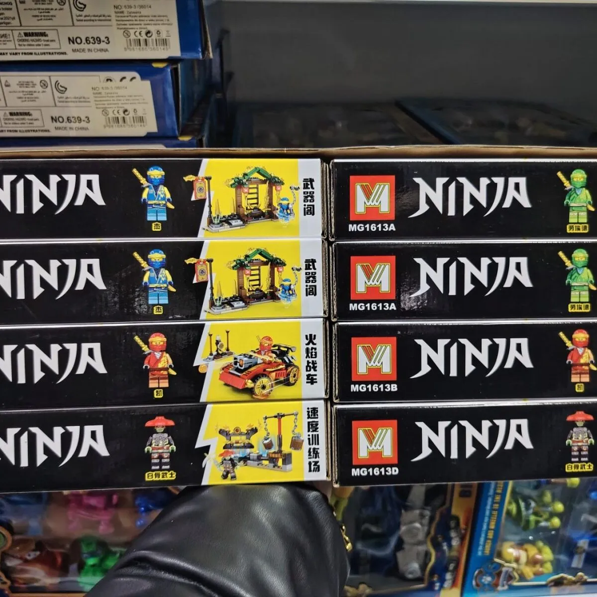 Zestaw klocków Ninja LEGO kompatybilne M0161C M0163A M0163B