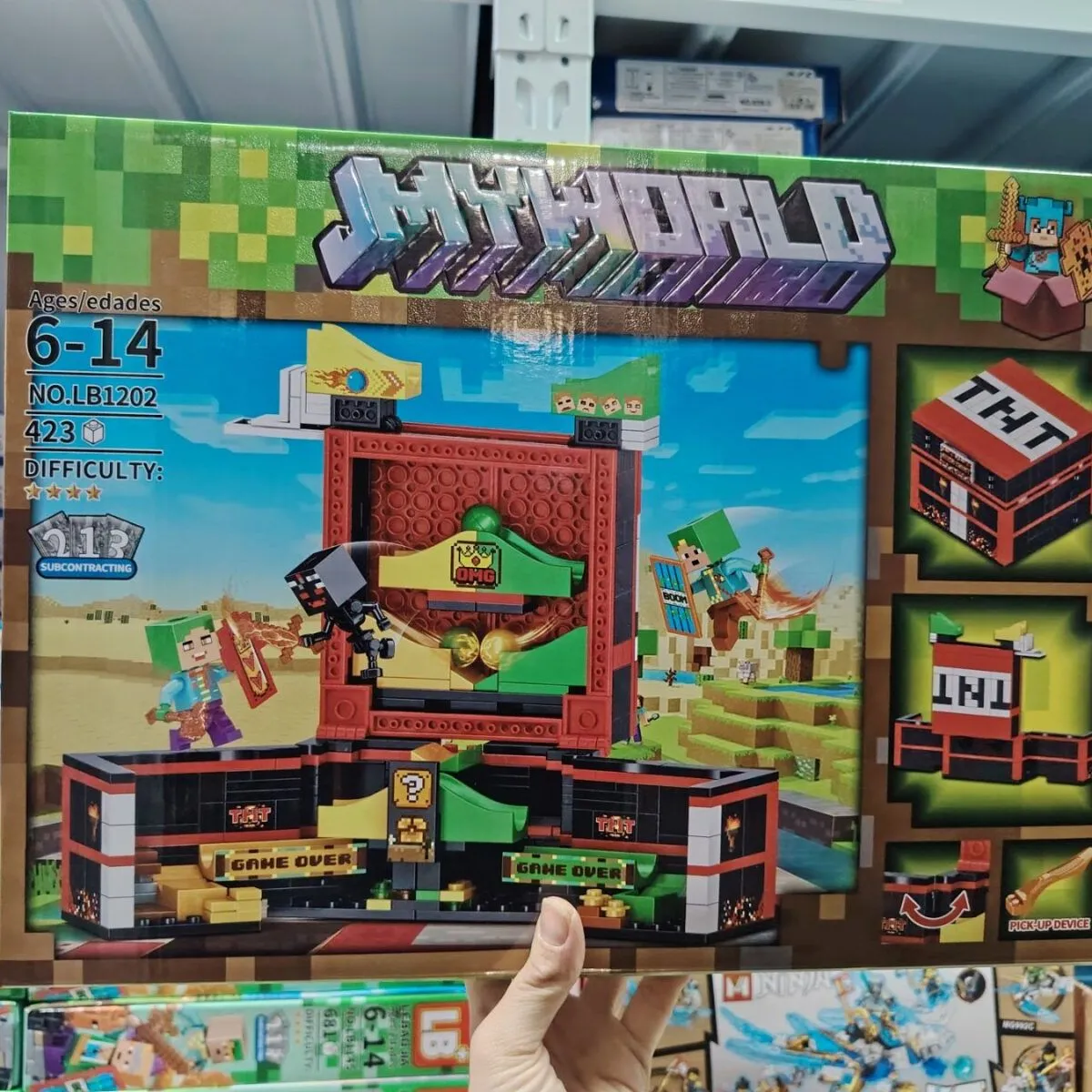 Zestaw klocków My World 423PCS 6-14 lat