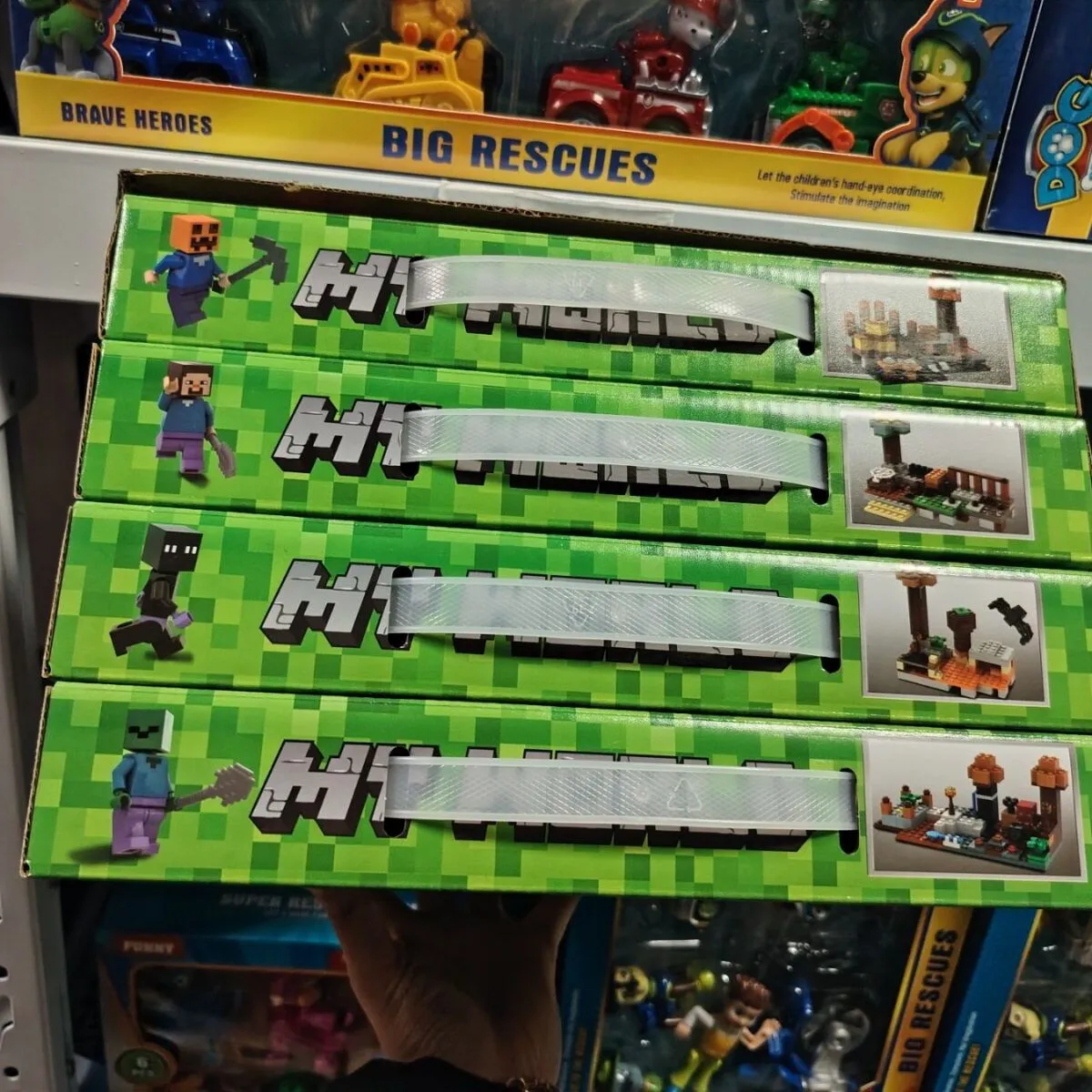 Zabawki Klocki My World Minecraft Big Rescues