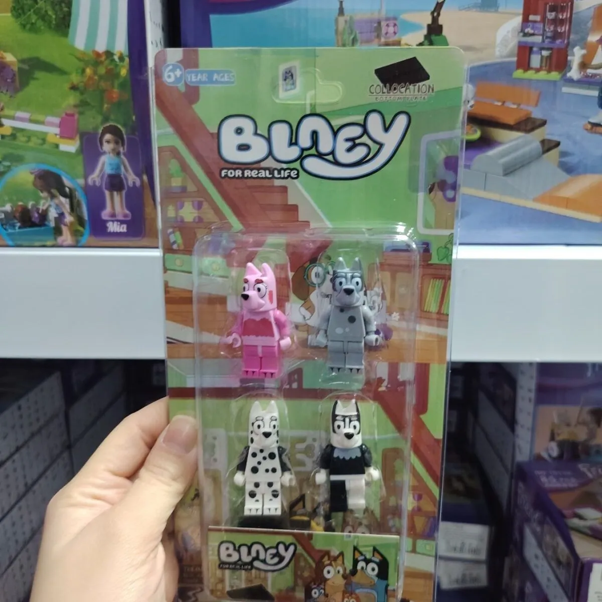 Zabawki Figurki Bluey 4PCS