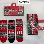 Skarpetki świąteczne dla dzieci SNX1115, zestaw 3 par