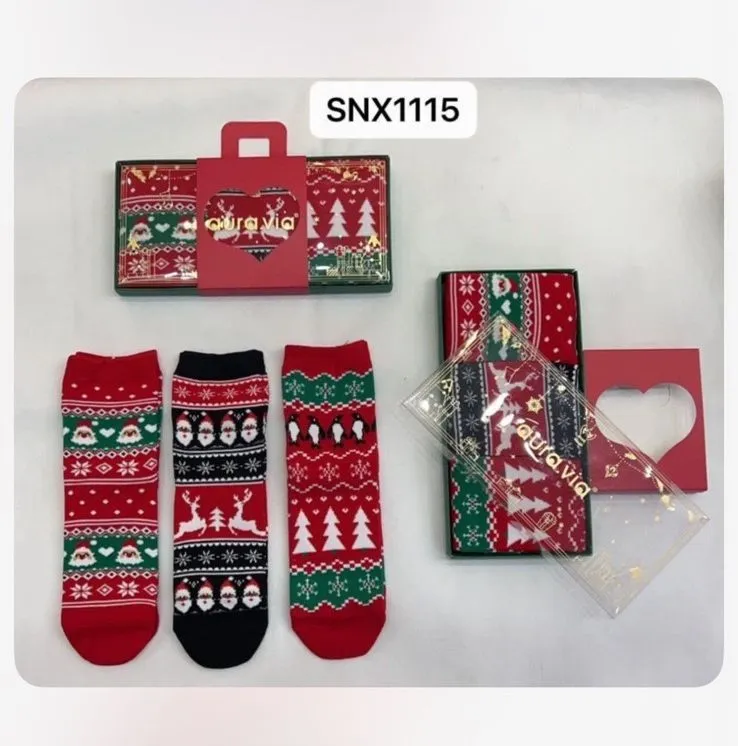 Skarpetki świąteczne dla dzieci Ourvia SNX1115
