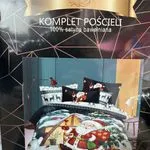 Komplet Pościeli 4CZ 200/220 100% Satyna Bawełniana