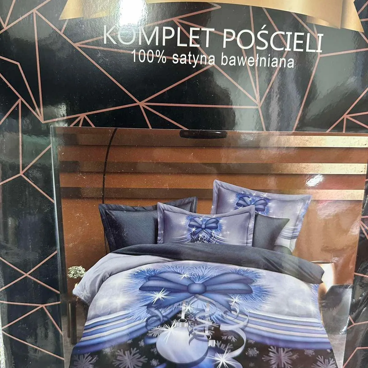 Komplet Pościeli 4CZ 200/220 Satyna Bawełniana Lona