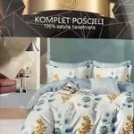 Komplet Pościel 4CZ 200/220 100% Satyna Bawełniana