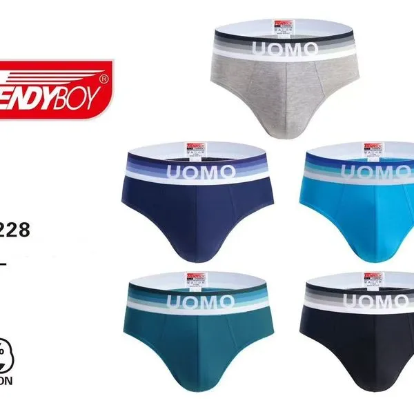 Bokserki męskie TrendyBoy UOMO F-1228 L, 5 szt/opak.